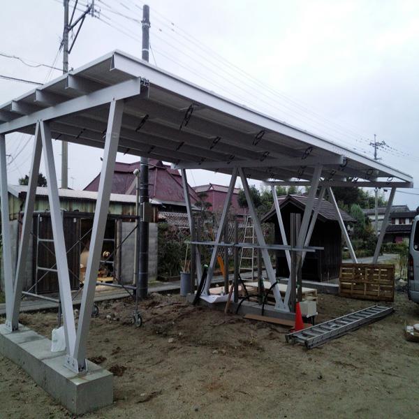Conception de carrosserie en aluminium Système de montage | Système de support de panneaux solaires pour stationnement