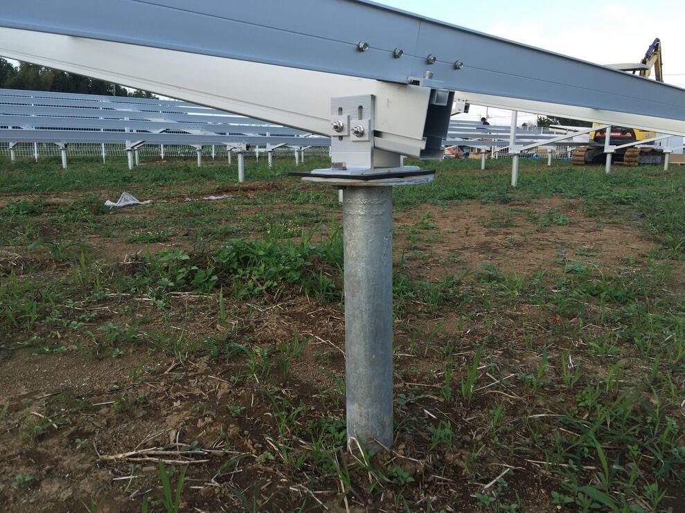Solar panel racking system