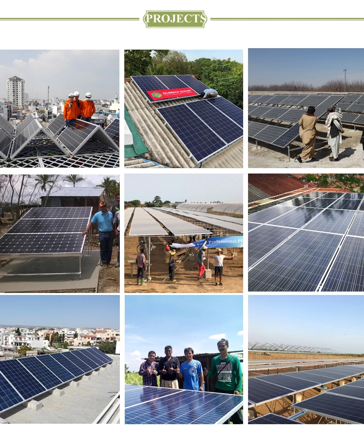 Facile à installer Complete 2000w 2kw sur le prix de système d'énergie solaire de kits d'éclairage solaire pour la maison d'éclairage de maison en Inde