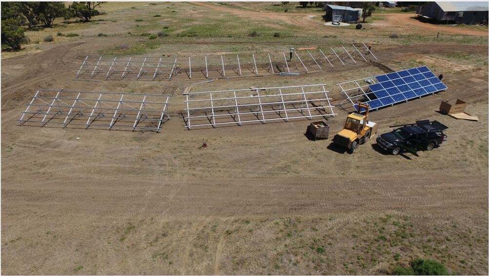 Site d'installation de notre client en Australie Installation site from our client in Australia