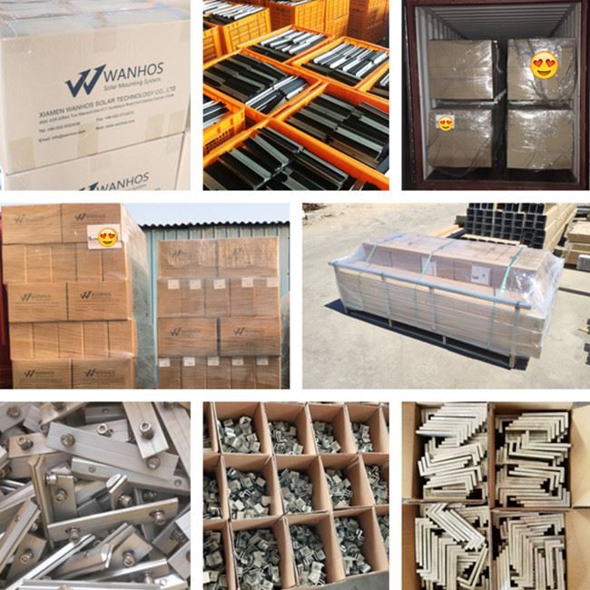 Package of Pv Flat Pv Roof Ballasted Mounting Brackets