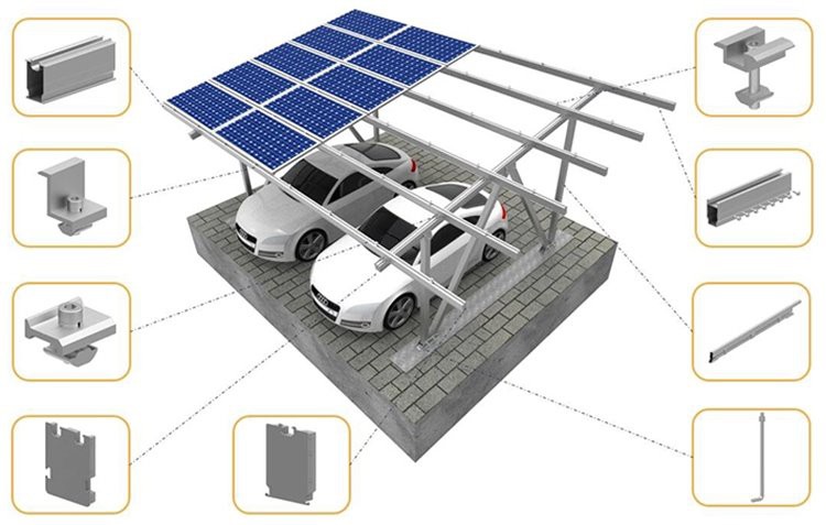 waterproof all aluminum solar carport waterproof all aluminum solar carport