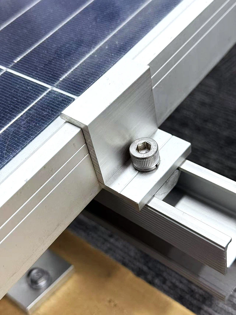 Solar Panel Mounting End Clamp Detail_03 Solar Panel Mounting End Clamp Detail_03