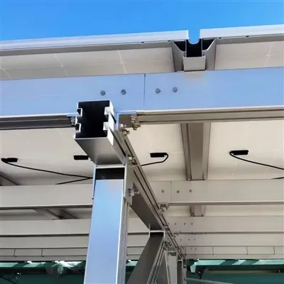 Carport solaire moderne