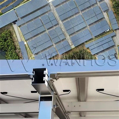 Structure du parking de la canopée solaire