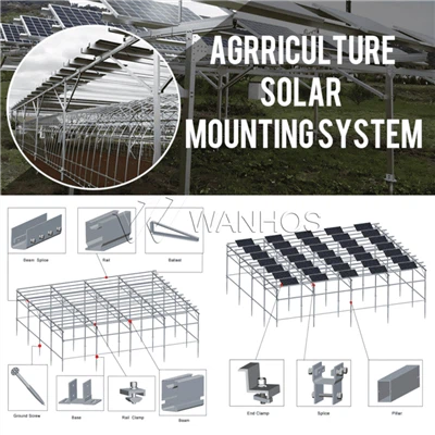 Structures de montage solaire pour l'agriculture