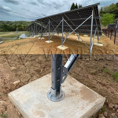 Rack solaire à montage acier