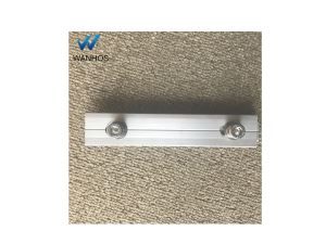 Kit d'épissure de rail en aluminium, kits d'épissure de rail de connecteur de rail en aluminium de montage de panneau solaire