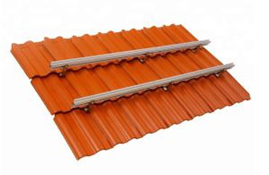 Rail de guidage en aluminium à énergie solaire