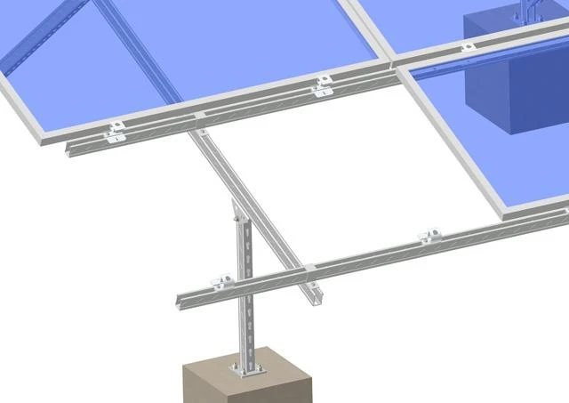 Système de rayonnage solaire Conception de structure solaire en acier C