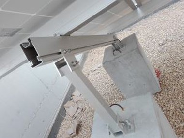 Support de montage au sol solaire en alliage d'aluminium