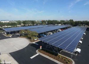 Support de parking PV pour énergie solaire
