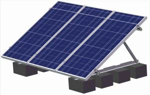 Kit de support fixe pour montage sur toit plat