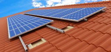 Tuiles de toit solaires d'installation de toit de panneau solaire PV