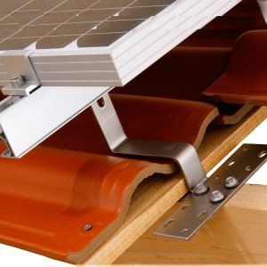 Crochets de toit SUS304 à énergie solaire pour échelles