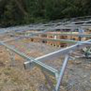 Base de vis pour système de montage de groud en aluminium PV solaire