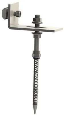Solar Panel Metal Roof Mounting Bracket L Feet