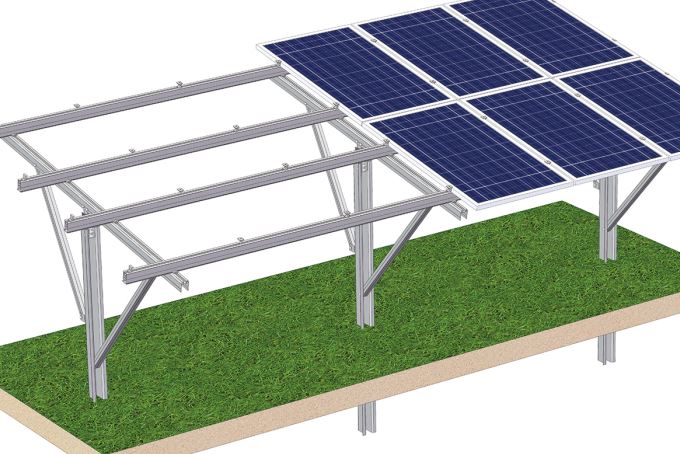 WS AL6005-T5 Solar Ground Mounting
