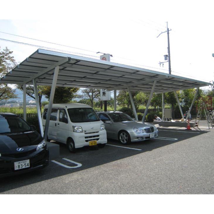 Carport pour solution de bracket solaire