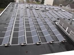 Flat Roof Ballast Mounting Solar Power System
