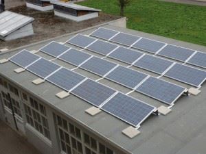 Flat Roof Ballast Mounting Solar Power System