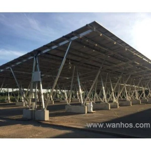 Abri de voiture de bonne qualité et abri de voiture solaire pour panneaux de carport en aluminium solaire PV Carport supports de montage structure
