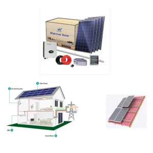 Système d'alimentation solaire domestique de 5Kw à 100Kw complet