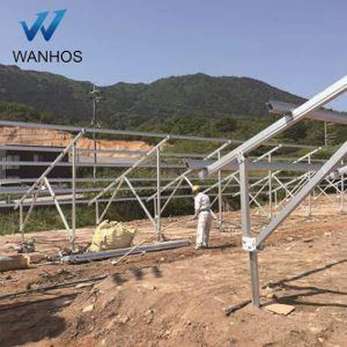 Structure de montage au sol en aluminium solaire avec vis de mise à la terre