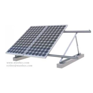 Triangle réglable de structure solaire de toit d’aluminium