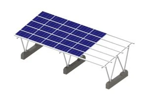 Structure en aluminium solaire de caravane