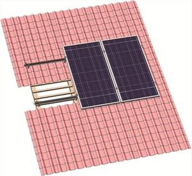 Système de racking de toit incliné