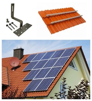 Monts de toit de tuile de panneau solaire