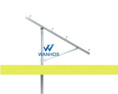 Système de rayonnage de structure au sol de pile solaire