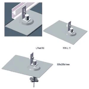 Solar Pitched Roof Shingle Roof Flashing Hook Plate Kit Kit de structure de puissance solaire étanche Système de montage de module photovoltaïque