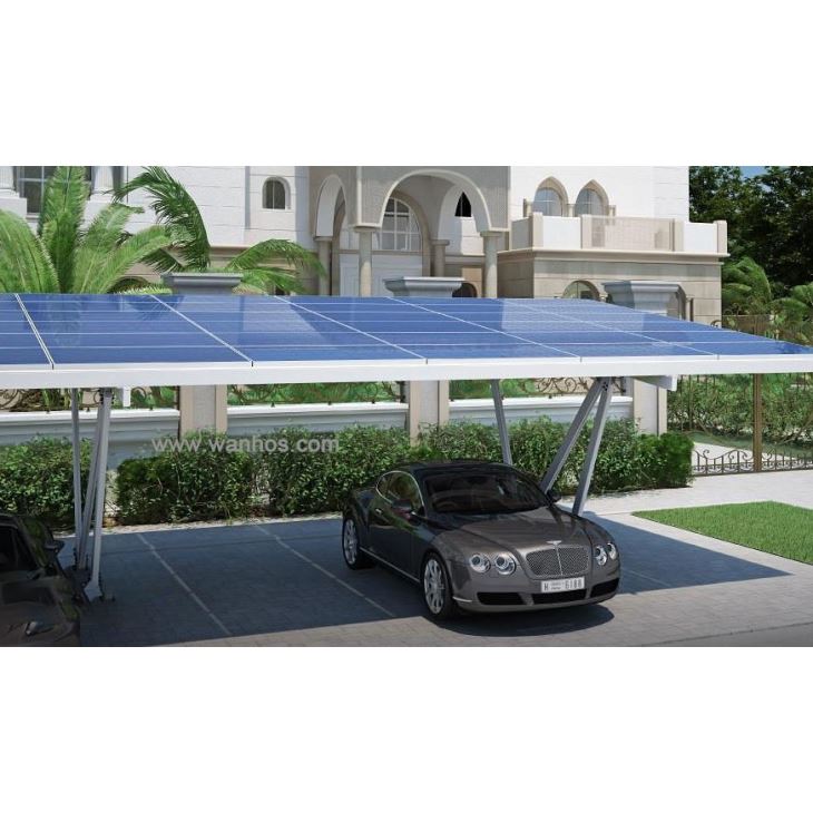 Solar Parking Shed Mount Support Pv Carport Rack Mounting Structures For Carport Solar Panel System