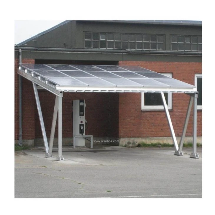 Solar Parking Shed Mount Support Pv Carport Rack Mounting Structures For Carport Solar Panel System