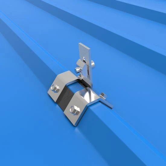 Pince trapézoïdale solaire pour système de toit en métal