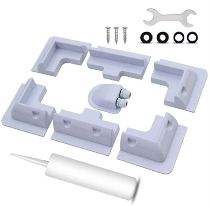 White Rv Solar Panel Mounting Kits