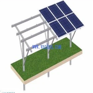 Système d'énergie solaire sur pieux