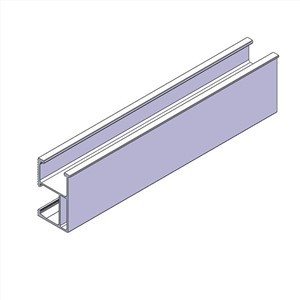 Rail de toit solaire en aluminium pour montage sur toit de panneau solaire