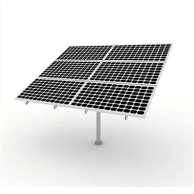 Montage au sol d’un seul pôle de panneau solaire