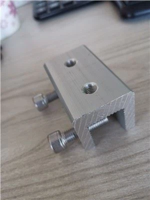Pinces en aluminium de toit à couture debout